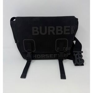 Burberry Horseferry Print Messenger Bag Black
